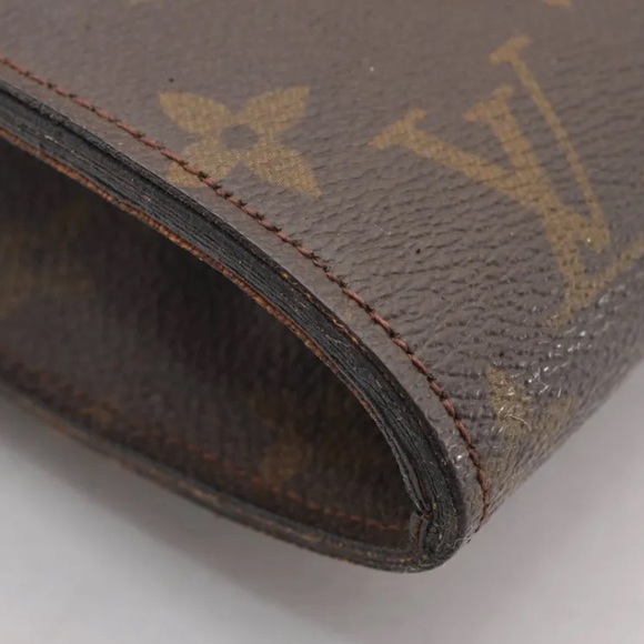 Louis Vuitton Monogram Poche Ministre Document Case Authentic Vintage 70s Model - Picture 6 of 16